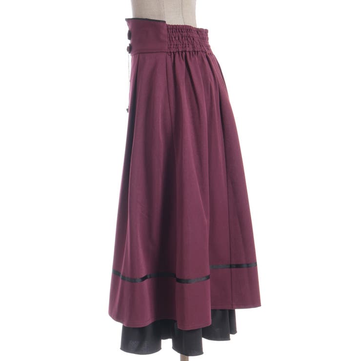 チェーン付き配色使いスカート | axes femme | 詳細画像12 