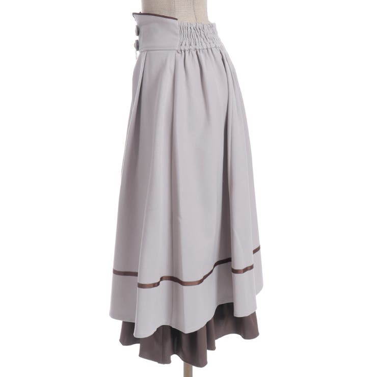 チェーン付き配色使いスカート | axes femme | 詳細画像17 