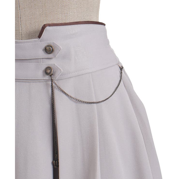 チェーン付き配色使いスカート | axes femme | 詳細画像20 