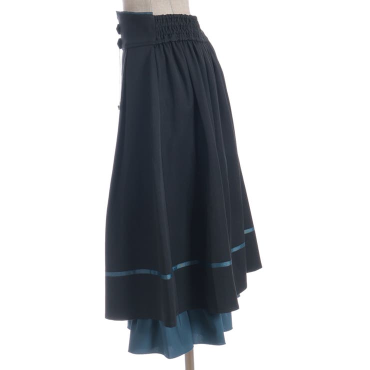 チェーン付き配色使いスカート | axes femme | 詳細画像23 