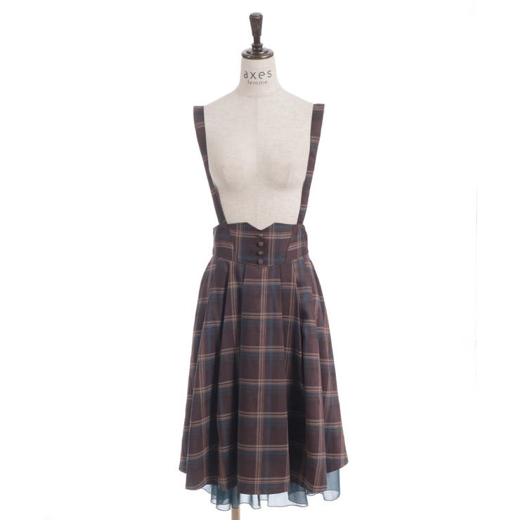 サス付レースアップスカート | axes femme | 詳細画像24 