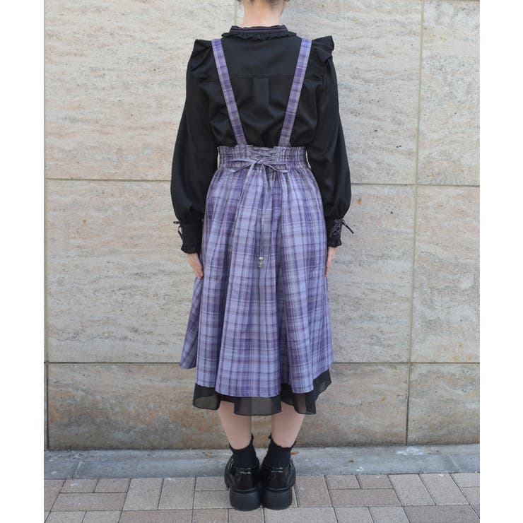 サス付レースアップスカート | axes femme | 詳細画像3 