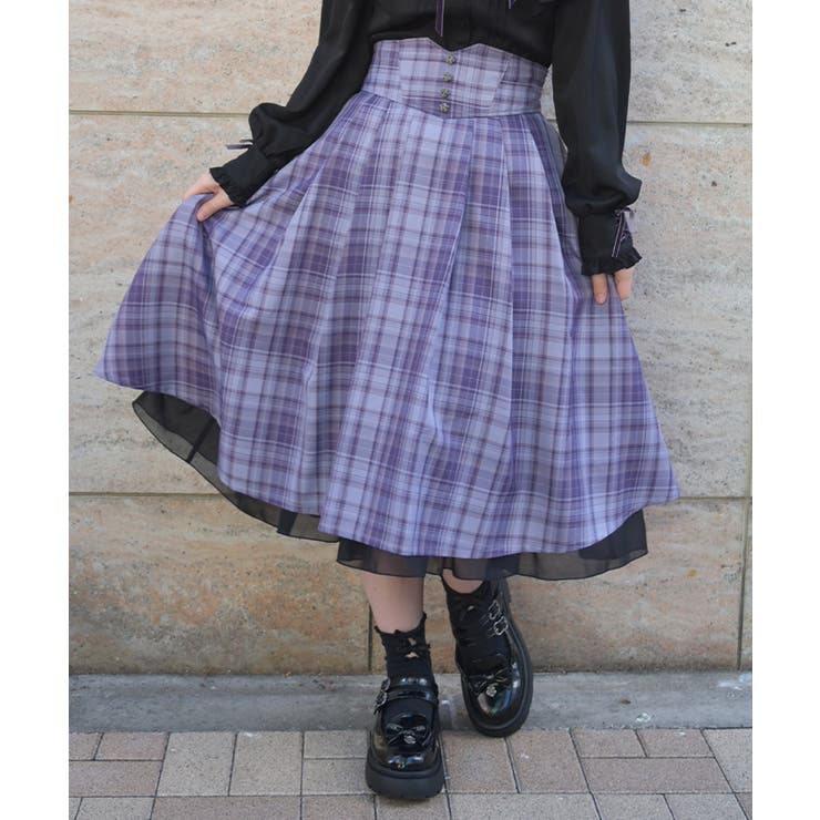 サス付レースアップスカート | axes femme | 詳細画像6 