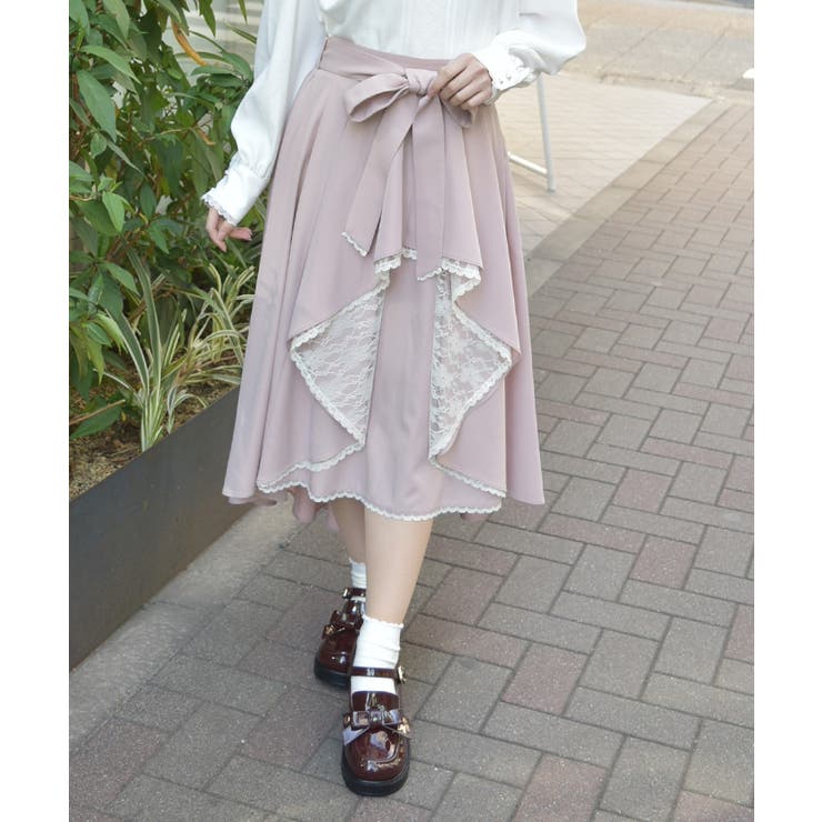 レース×フリルスカート | axes femme | 詳細画像7 
