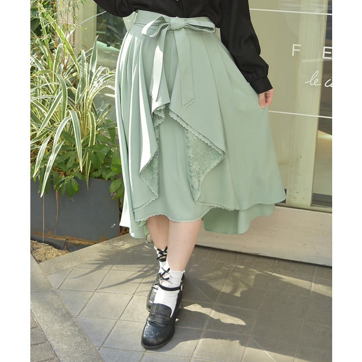 レース×フリルスカート | axes femme | 詳細画像8 