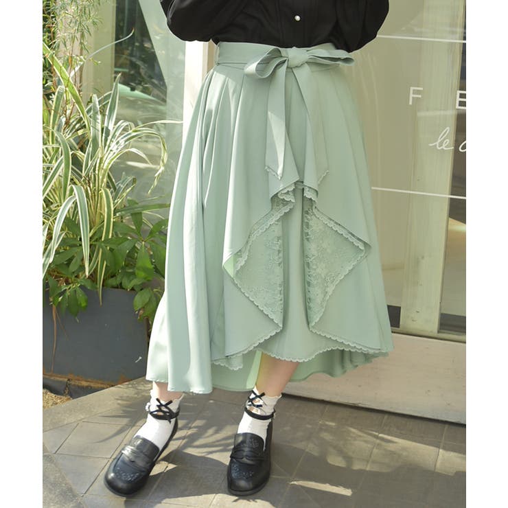 ミント | レース×フリルスカート | axes femme