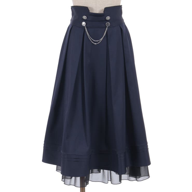 チェーン付ダブルボタンスカート | axes femme | 詳細画像10 