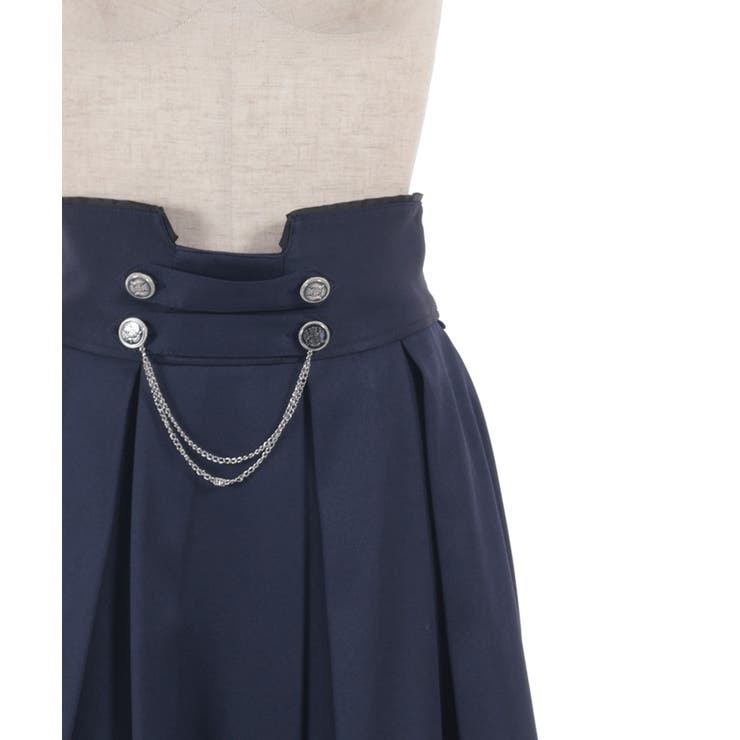チェーン付ダブルボタンスカート | axes femme | 詳細画像13 