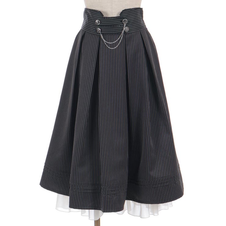 チェーン付ダブルボタンスカート | axes femme | 詳細画像17 