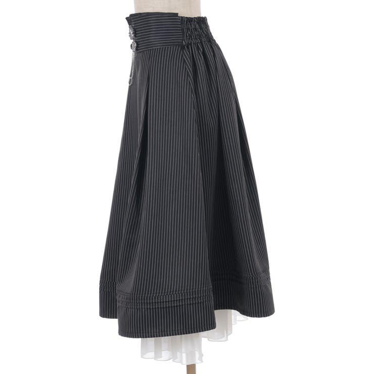 チェーン付ダブルボタンスカート | axes femme | 詳細画像18 