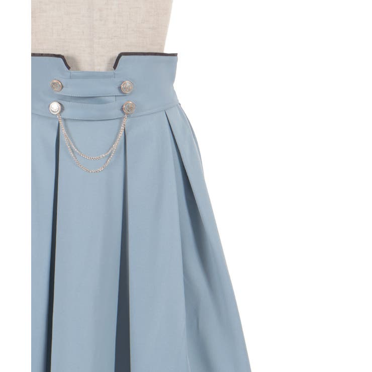 チェーン付ダブルボタンスカート | axes femme | 詳細画像27 