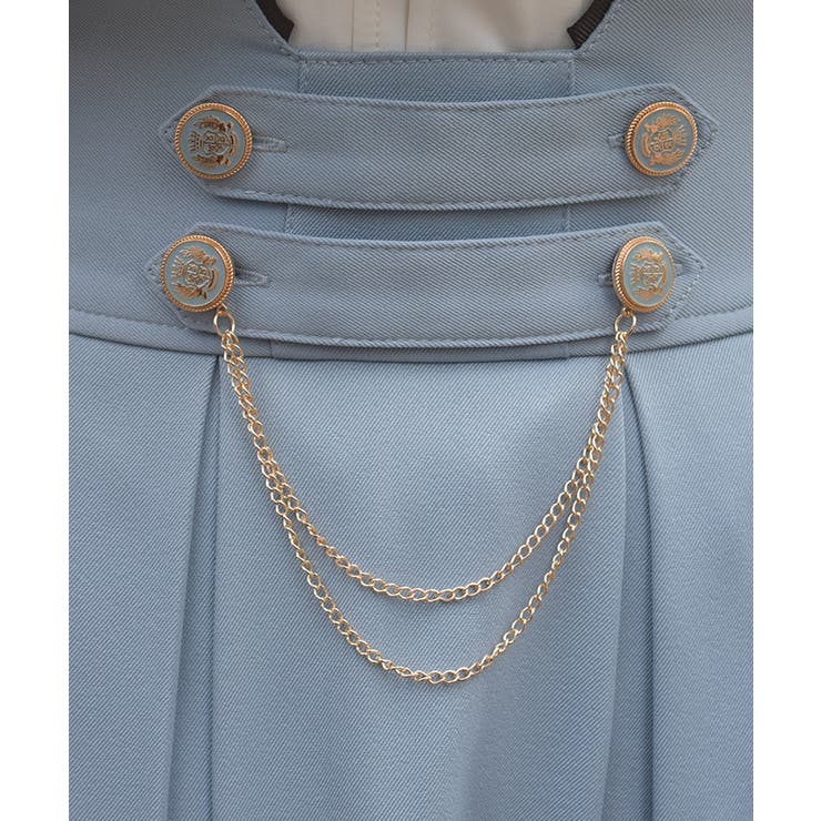 チェーン付ダブルボタンスカート | axes femme | 詳細画像4 