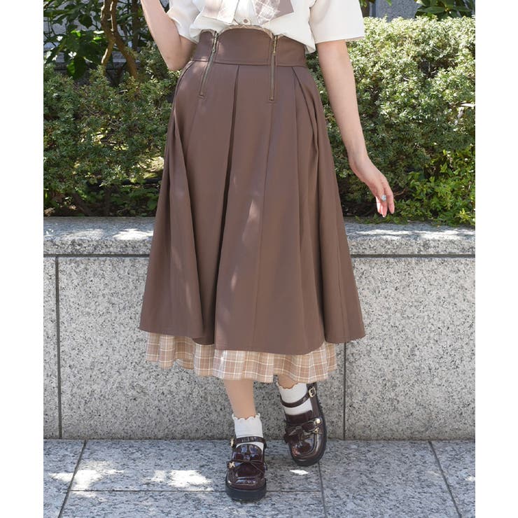 茶 | カトラリージップスカート | axes femme