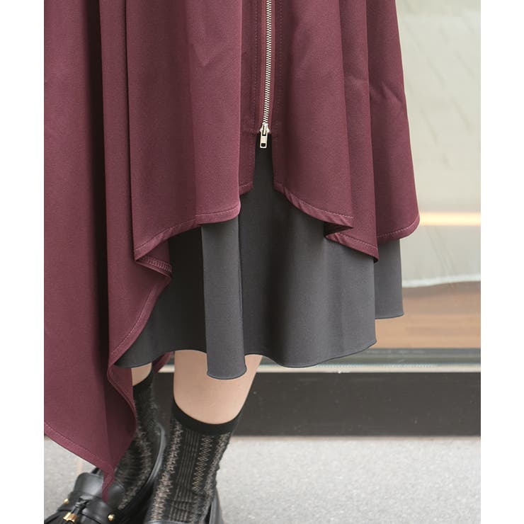 レイヤードイレヘムスカート | axes femme | 詳細画像7 