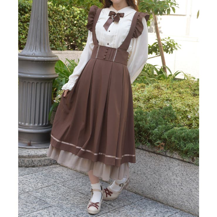 フリルサス付スカート | axes femme | 詳細画像4 
