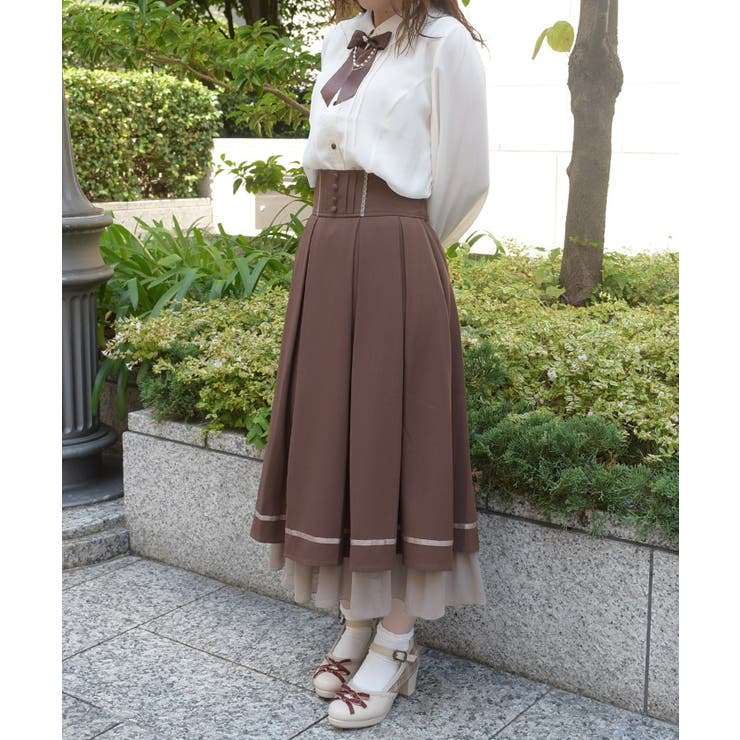 フリルサス付スカート | axes femme | 詳細画像9 