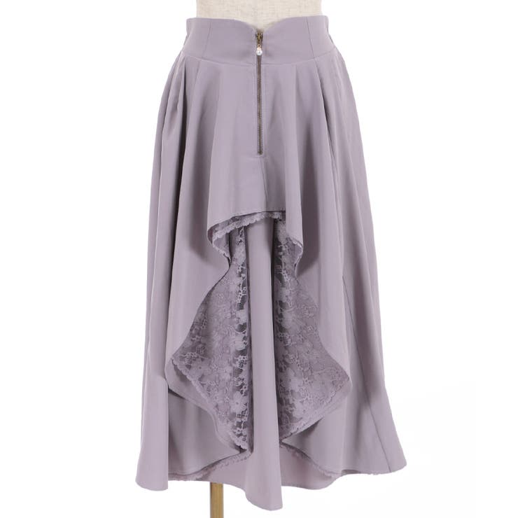 ジップフリルSK[品番：IGAW0001469]｜axes femme（アクシーズ