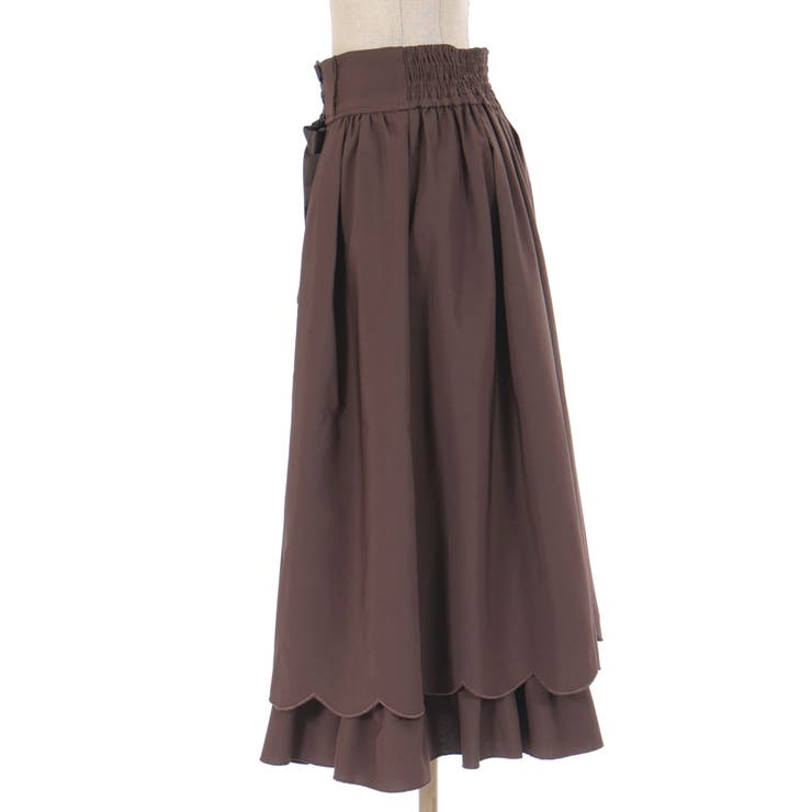 裾スカラップスカート[品番：IGAW0005355]｜axes femme（アクシーズ