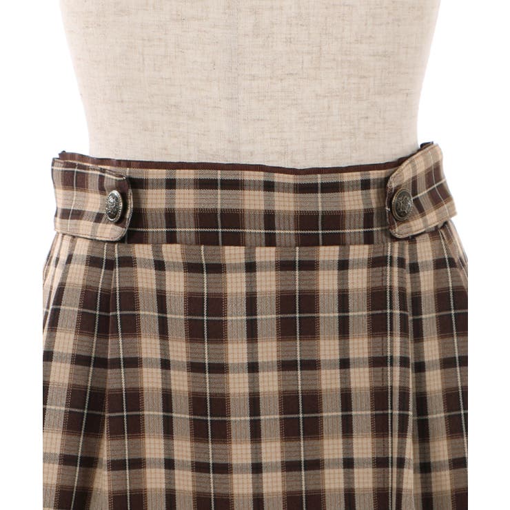 チェックフィッシュテールスカート | axes femme | 詳細画像16 