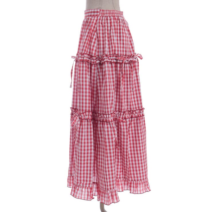 ギンガムティアードスカート | axes femme | 詳細画像26 