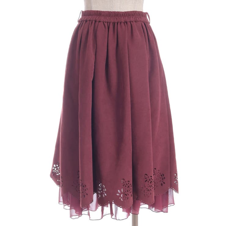 スカラップ×カットワークスカート | axes femme | 詳細画像15 