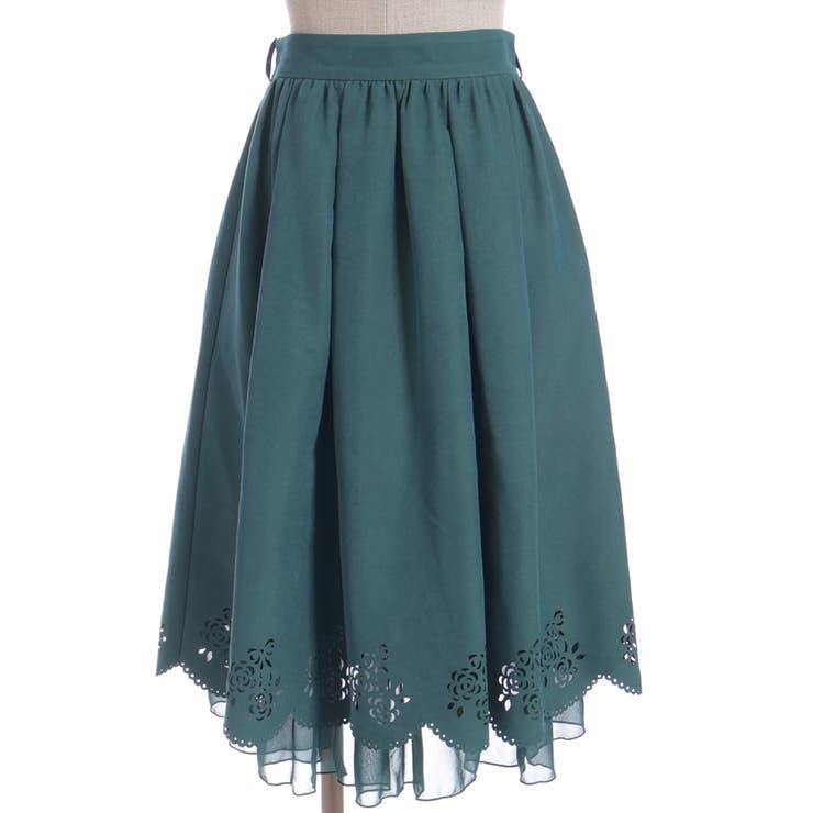 スカラップ×カットワークスカート | axes femme | 詳細画像16 