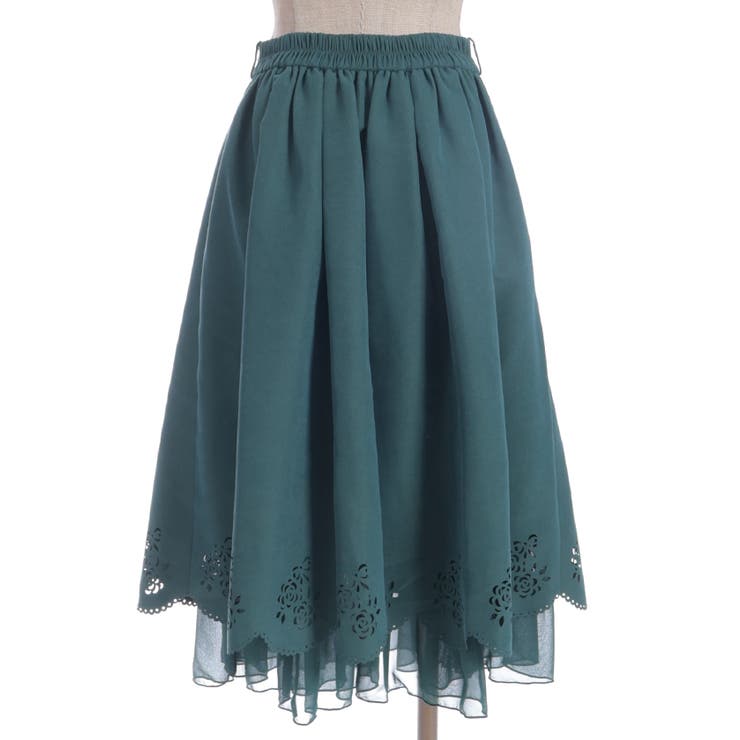 スカラップ×カットワークスカート | axes femme | 詳細画像21 