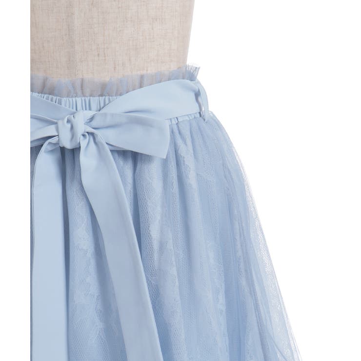 レース×チュールイレヘムスカート | axes femme | 詳細画像12 