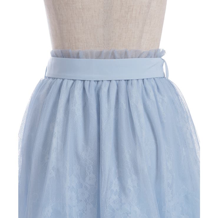 レース×チュールイレヘムスカート | axes femme | 詳細画像14 