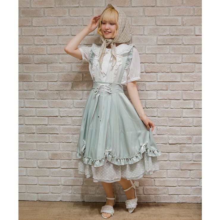 リボン付きフリルサススカート | axes femme | 詳細画像12 