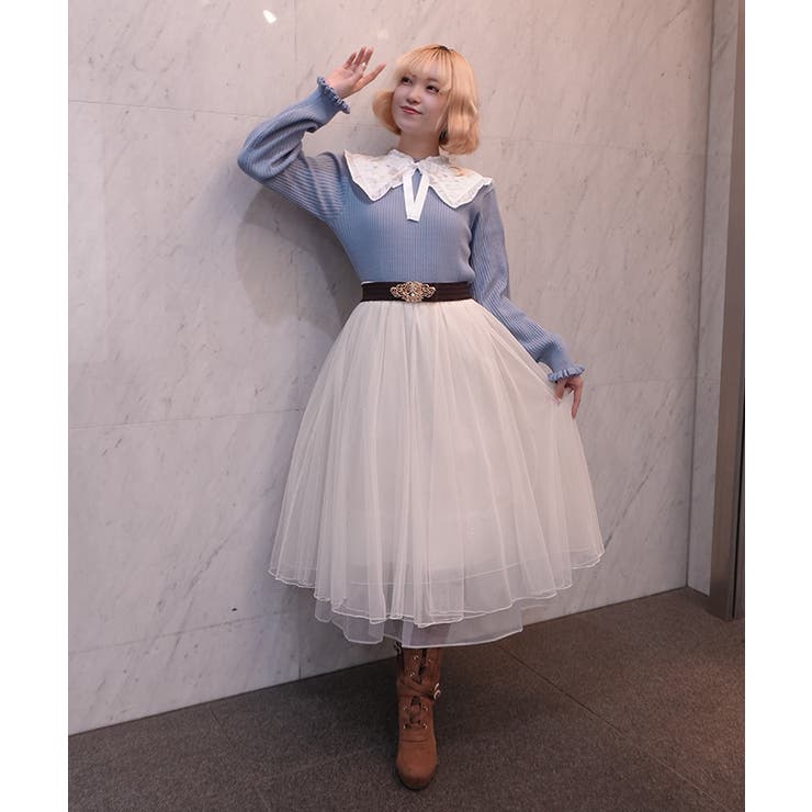 ラメチュールロングスカート | axes femme | 詳細画像7 