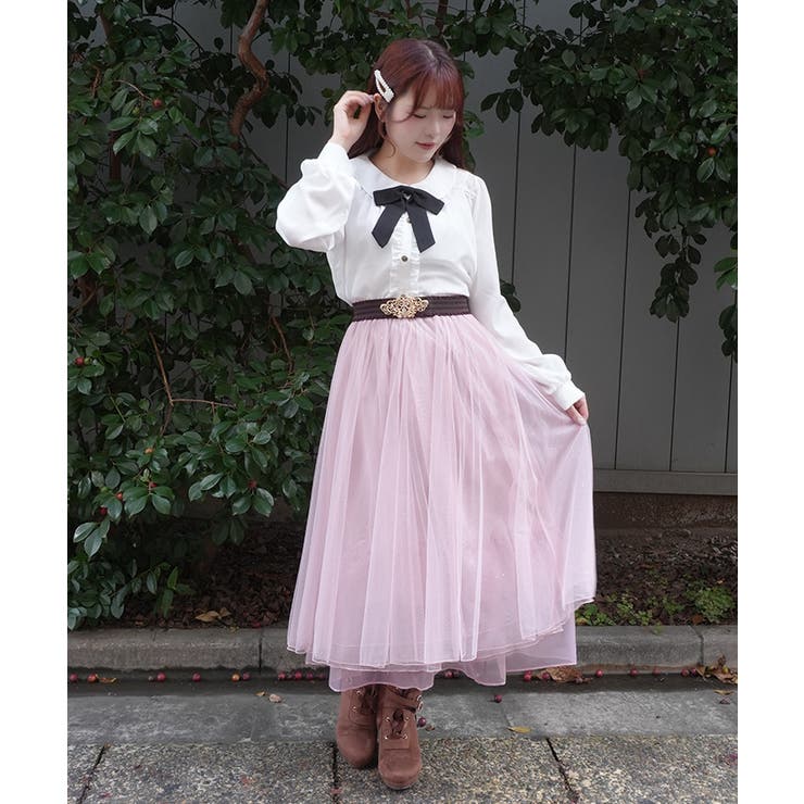 ラメチュールロングスカート | axes femme | 詳細画像8 
