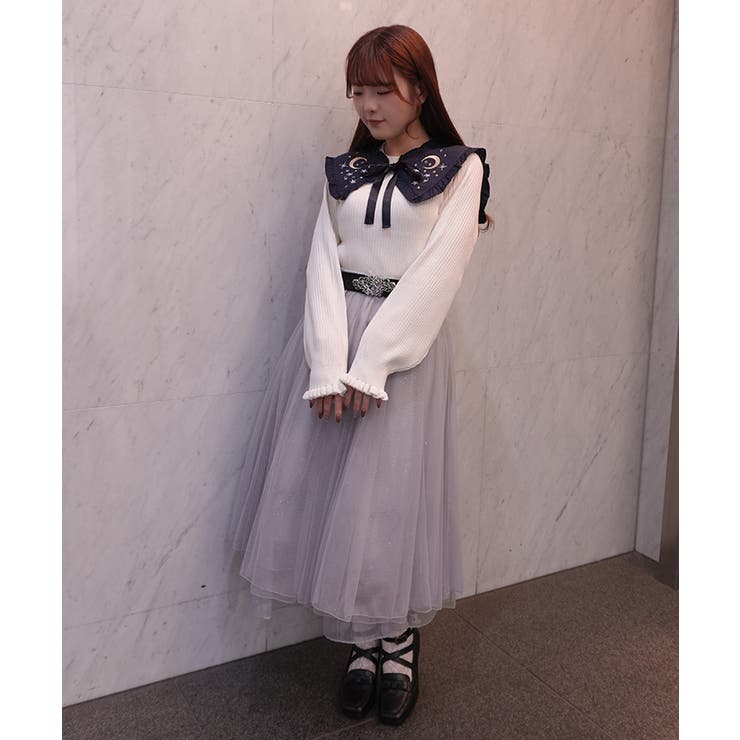 ラメチュールロングスカート | axes femme | 詳細画像9 