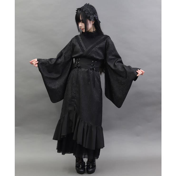 黒 | ジャカードマーメイドスカート | axes femme
