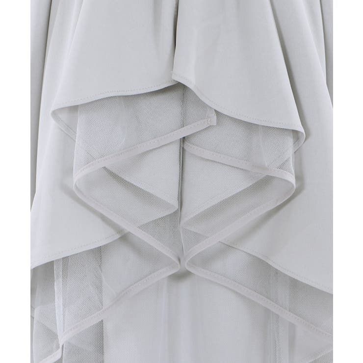 バックフリルレースアップSK[品番：IGAW0001302]｜axes femme