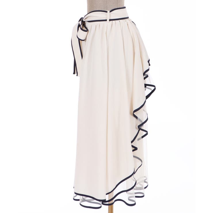 axesfemmePOETIQUE パイピングバックフリルSK・￼新品 Amazon.co.jp: axes femme poetique(アクシーズファムポ