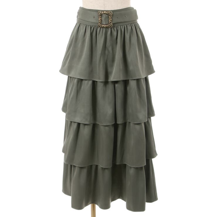 ボリュームティアードスカート[品番：IGAW0003962]｜axes femme