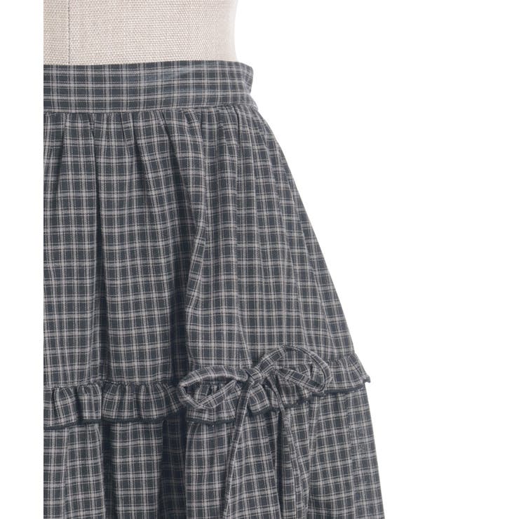 リボン付ロングティアードスカート | axes femme | 詳細画像20 