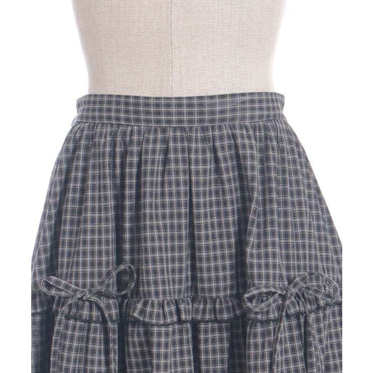 リボン付ロングティアードスカート | axes femme | 詳細画像22 