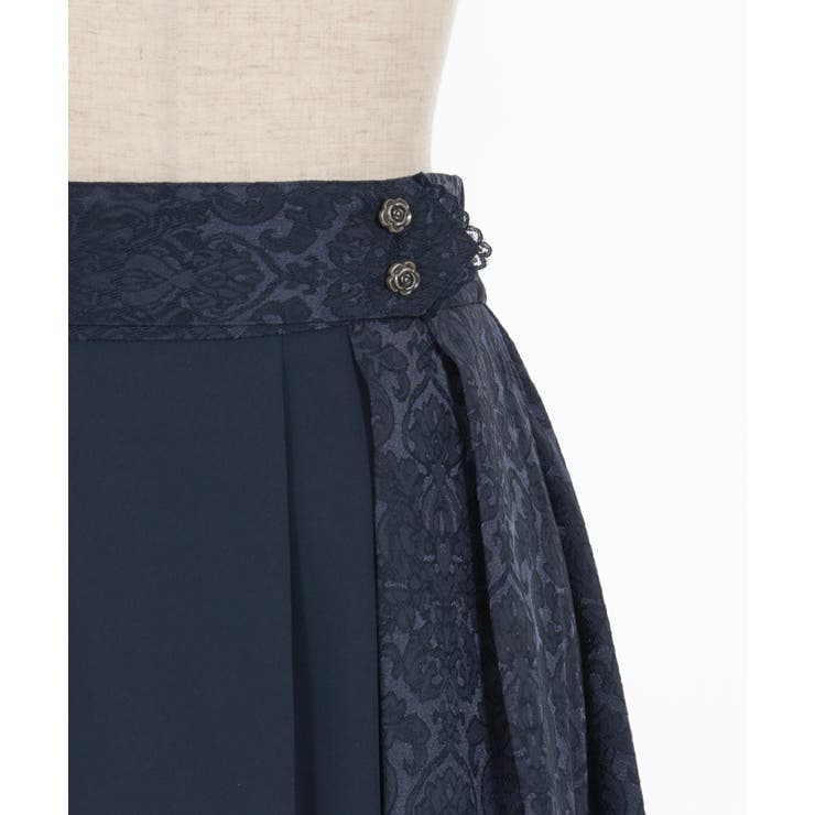 ジャカード切替スカート[品番：IGAW0004888]｜axes femme（アクシーズ