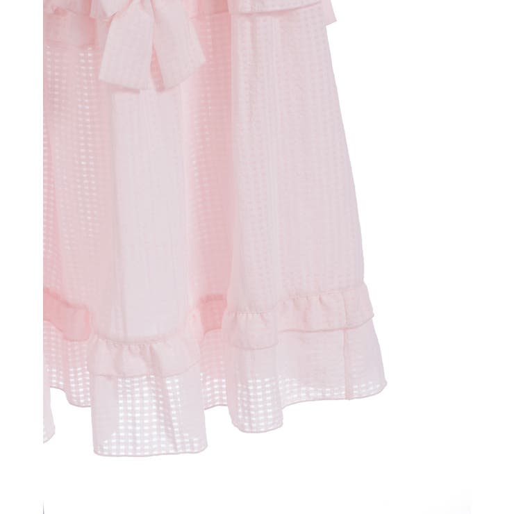 シアーギンガムティアードスカート | axes femme | 詳細画像16 