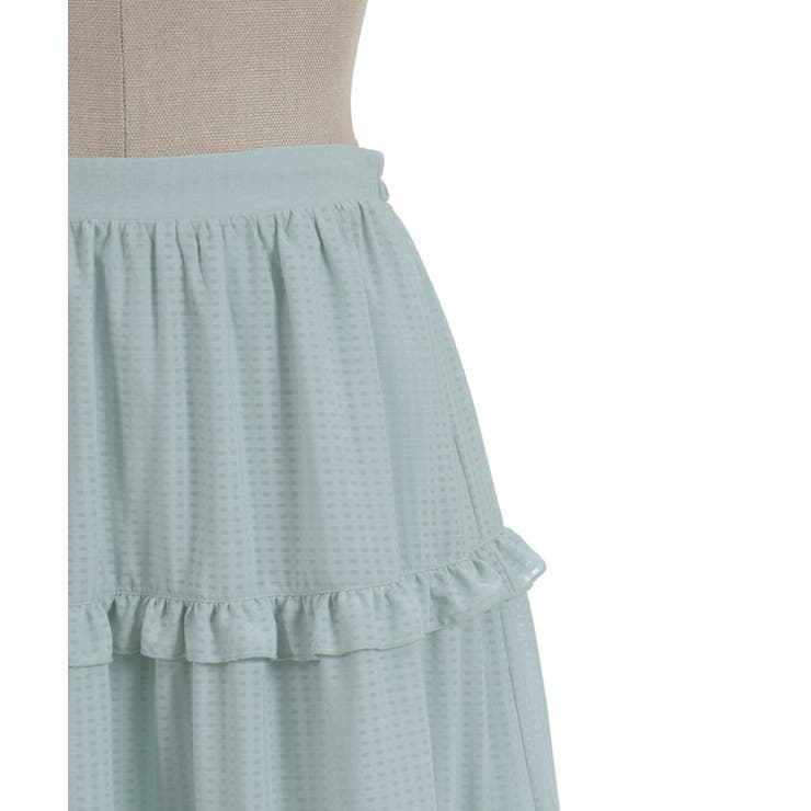 シアーギンガムティアードスカート | axes femme | 詳細画像27 