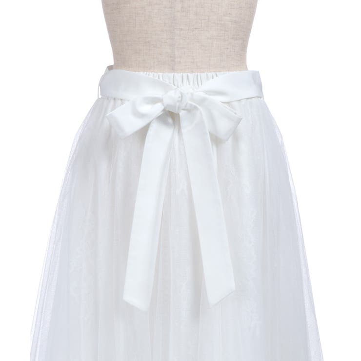 チュール×レースロングスカート | axes femme | 詳細画像14 