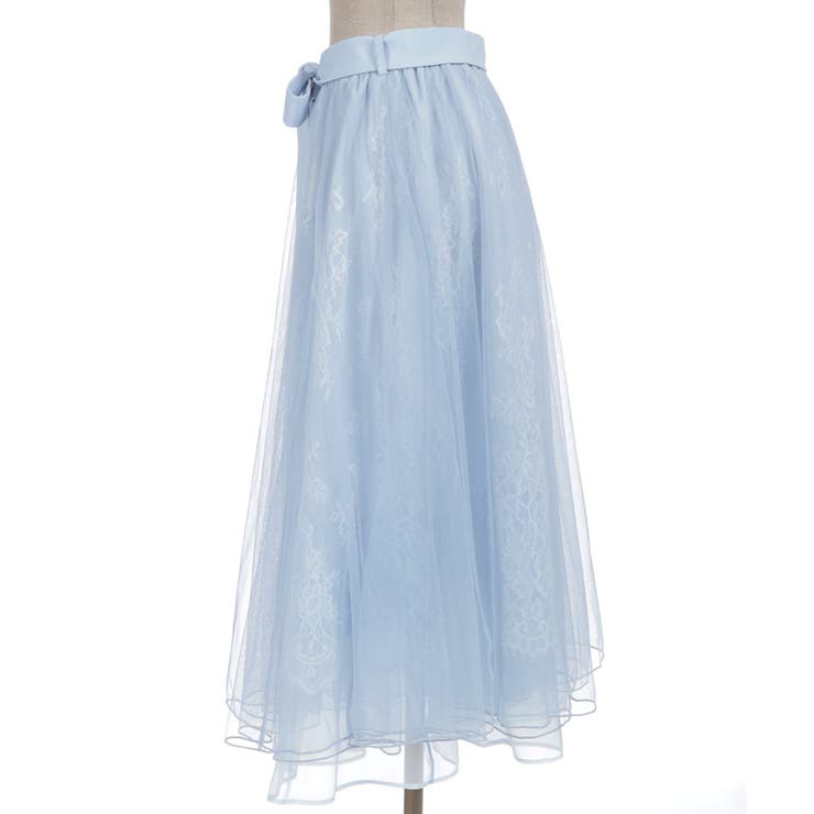 チュール×レースロングスカート | axes femme | 詳細画像16 