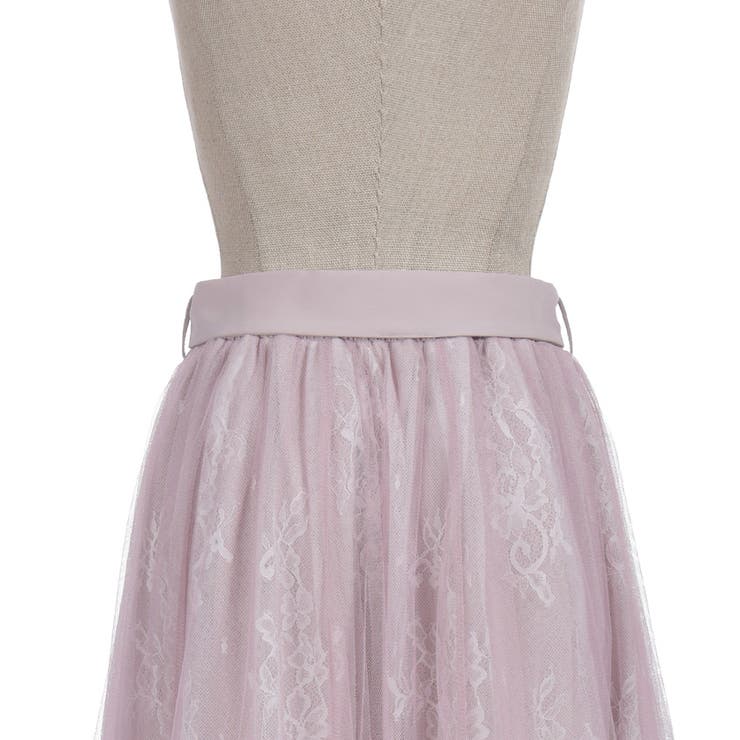 チュール×レースロングスカート | axes femme | 詳細画像29 