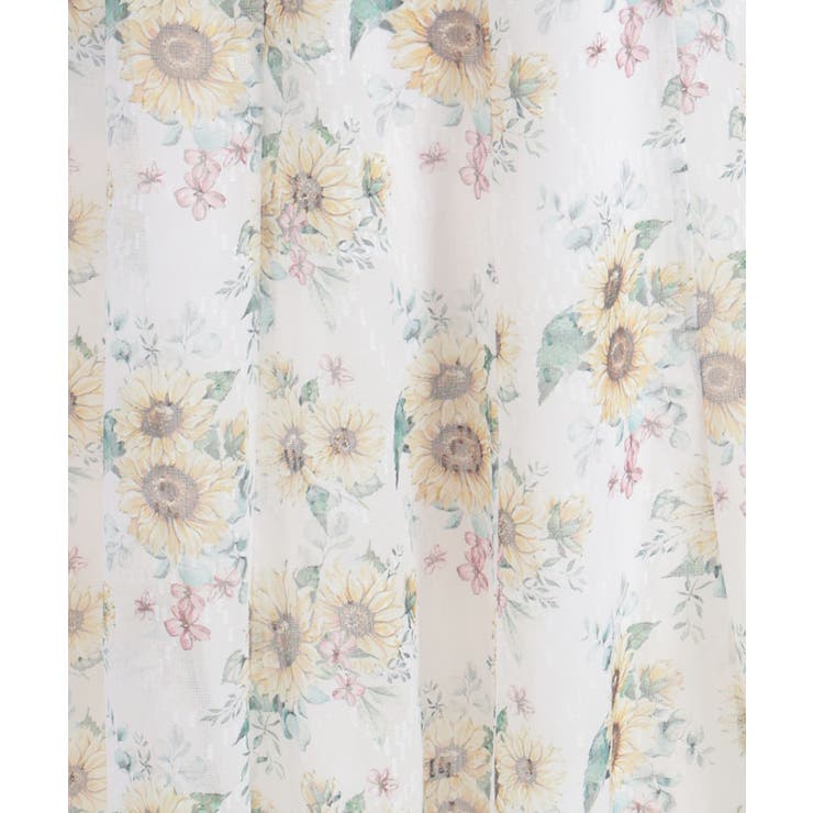 ひまわり柄ロングスカート[品番：IGAW0006505]｜axes femme
