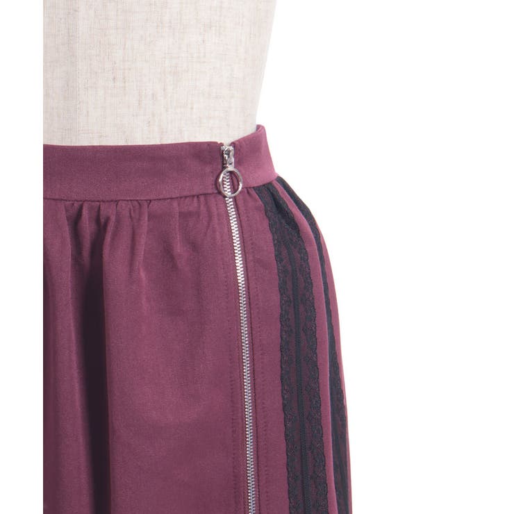レースラインジップタイトスカート | axes femme | 詳細画像10 