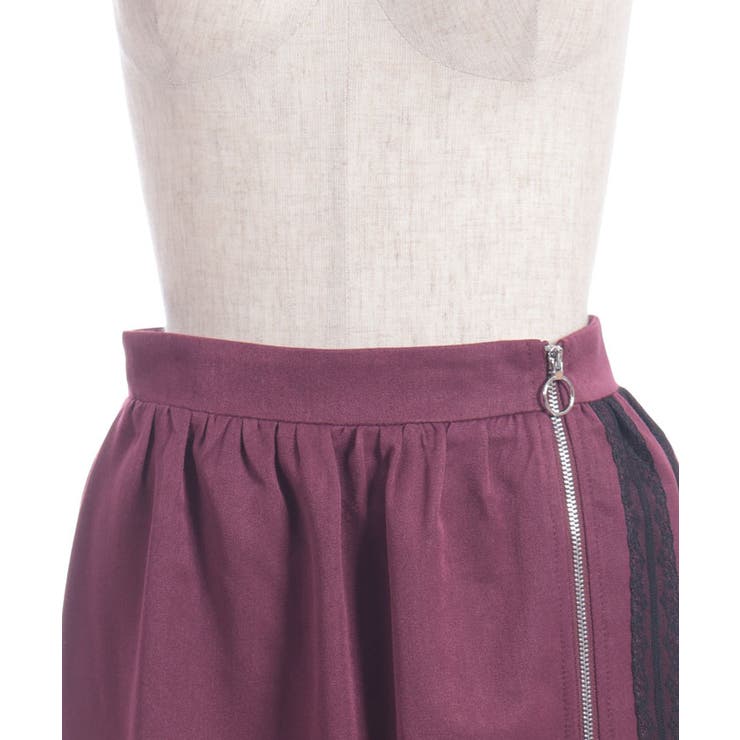 レースラインジップタイトスカート | axes femme | 詳細画像12 