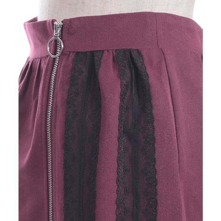 レースラインジップタイトスカート | axes femme | 詳細画像13 