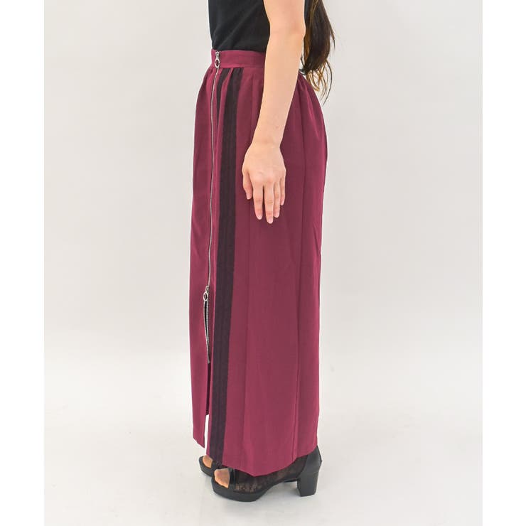 レースラインジップタイトスカート | axes femme | 詳細画像3 